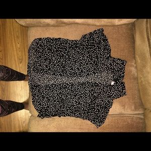 Cute button up flowy blouse